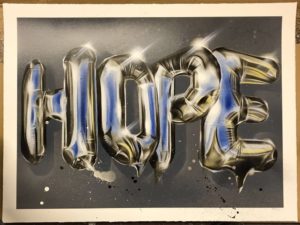 z FANAKAPAN HOPE HAND FINISHED EDITION OF 10