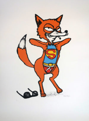 z MAU MAU KRYPTONITE FOX WHITE A/P EDITION OF 5