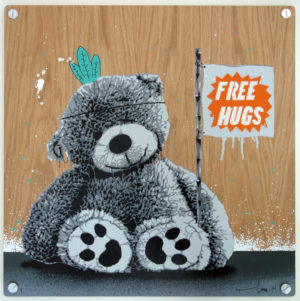 z HAMA WOODS BARE NECESSITIES ON WOOD – FREE HUGS UNIQUE