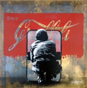 z ERNEST ZACHAREVIC & MARTIN WHATSON ENJOY GRAFFITI ON 1MM BRASS 1/1