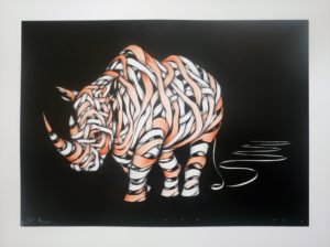 OTTO SCHADE RHINO ZERO HAND FINISHED INKED 1/6 BURNT SIENNA