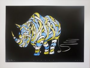 OTTO SCHADE RHINO ZERO HAND FINISHED INKED 1/4 BLUE/OLIVE