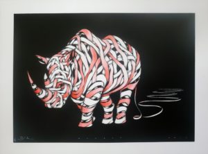 OTTO SCHADE RHINO ZERO HAND FINISHED INKED 1/2 SUNSET RED