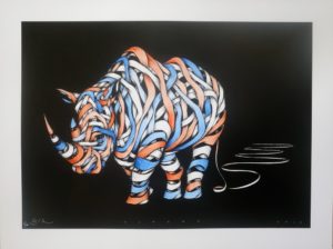 OTTO SCHADE RHINO ZERO HAND FINISHED INKED RED/WHITE/BLUE A/P