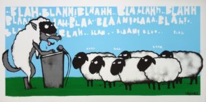 z MAU MAU WOLF IN SHEEPLE’S CLOTHING BLUE