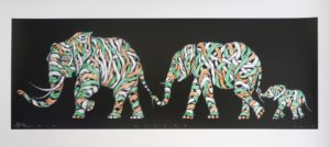 OTTO SCHADE FAMILY TIES UNIQUE HAND FINISHED PRINT – WATER COLOUR SIENNA’S