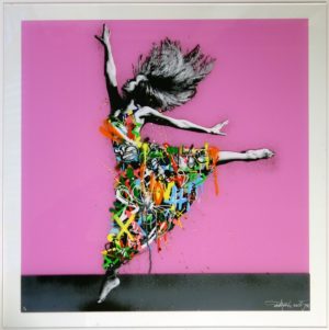 z MARTIN WHATSON “DANCER” HAND FINISHED ACRYLIC EDITION’S OF 2
