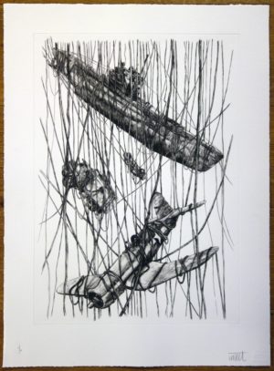 LEVALET WRECK ETCHING EDITION OF 70