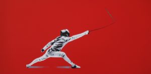 z KUNSTRASEN “FIGHTING A BLANK PAPER” RED VARIANT