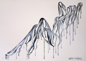 z SHANE TURNER PSYCHAMELEON 5.1 REMIX HAND PAINTED 1/1’S SILVER