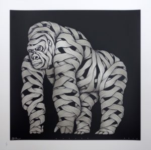 OTTO SCHADE GORILLA SPRAY PAINT & GLITTER GREY P/P