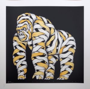 OTTO SCHADE GORILLA WATER COLOUR TANGERINE 1/10