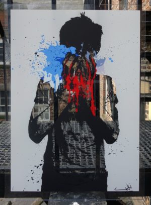 z NAFIR TEAR GAS ACYRLIC PRINT EDITION 1/1