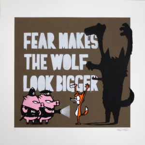 z MAU MAU FEAR MAKES THE WOLF LOOK BIGGER MUSHROOM