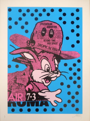 A.CE BUNNY ROMA – EDITION OF 20 – SKY & PINK