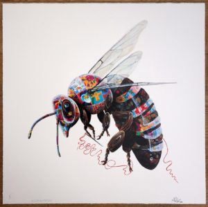z LOUIS MASAI NO STRINGS ATTACHED BLUE HAND PAINTED EDITION’S ALL UNIQUE