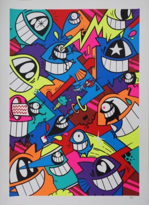 z EL PEZ HAPPINESS EVERYWHERE NEON EDITION OF 20