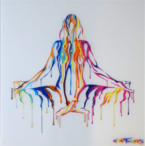 z SHANE TURNER PSYCHAMELEON TRANSCENDENCE ACRYLIC WHITE ED OF 4