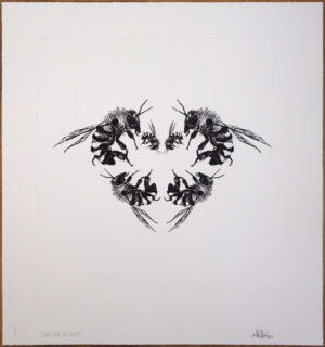 z LOUIS MASAI COULD YOU BEE LOVED ETCHING ED OF 30