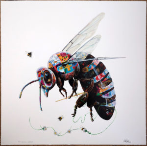 z LOUIS MASAI NO STRINGS ATTACHED GOLDEN NEEDLE HAND PAINTED 1/1’S