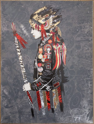 zPREFAB 77 LOYAL TO NONE MAIN EDITION OF 90 HAND PAINTED PRINTS