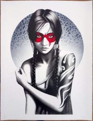 z FINDAC SAMURANN HAND FINISHED AZUL MARINO EDITION OF 3