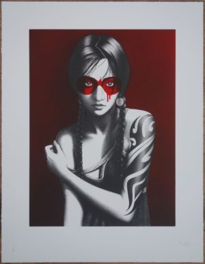 z FINDAC SAMURANN DOUBLE 2 PLATE ETCHING ED OF 30