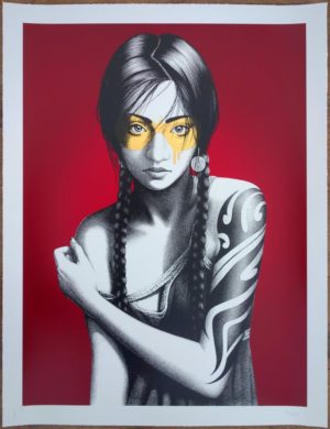 z FINDAC SAMURANN 24ct GOLD LEAF EDITION OF 20