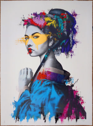 z FINDAC SHINKA WHITE 24ct GOLD LEAF EDITION OF 30