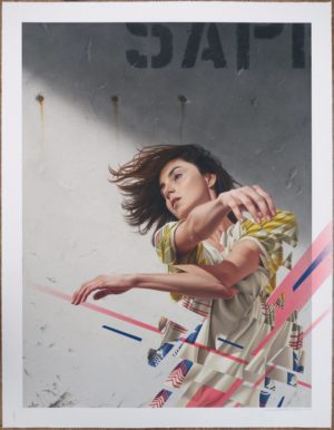 z JAMES BULLOUGH “MOVING TARGET” HAND PAINTED 1/1’s