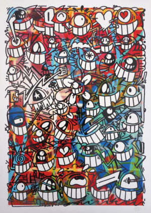 z EL PEZ HAPPY CREW 1 GICLEE / SCREEN PRINT ED OF 20