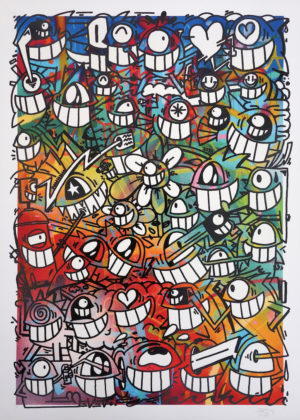 z EL PEZ HAPPY CREW 2 GICLEE / SCREEN PRINT ED OF 20
