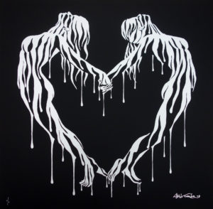 z SHANE TURNER MAKING LOVE BLACK/SILVER GLITTER EDITION OF 10