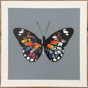 z MARTIN WHATSON BUTTERFLY GREY ED OF 85