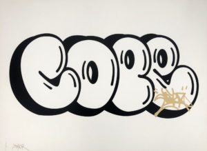 z COPE2 “ICONIC BUBBLE” BLACK OUTLINE & GOLD EDITION OF 10