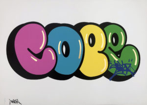 COPE2 “ICONIC BUBBLE” WHITE 24ct GOLD LEAF OF 25