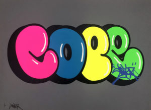 COPE2 “ICONIC BUBBLE” GREY NEON EDITON OF 20