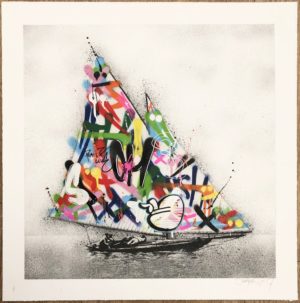 z MARTIN WHATSON SAILING BOAT ETCHING ED OF 50
