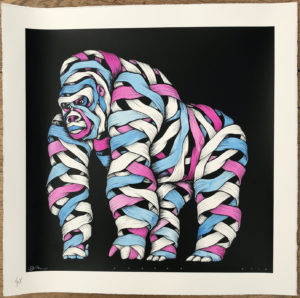 OTTO SCHADE GORILLA WATER COLOUR P/P 1/1