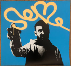 z FAKE SPRAY YOUR SCREEN SKY P/P HAND FINISHED P/P 1/3