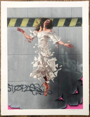 z JAMES BULLOUGH “EXHALE” HAND PAINTED 1/1’S