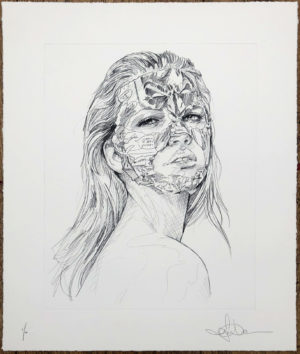 z SANDRA CHEVRIER LA CAGE ET LA TRACE DU CRAYON ED OF 60 ETCHING
