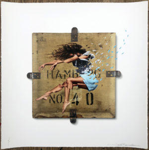 z JAMES BULLOUGH “THIN AIR” HAND PAINTED ED OF 15