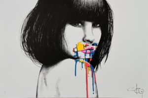 z PEZ PRIMARY INSTINCT WHITE HAND FINISHED 1/1