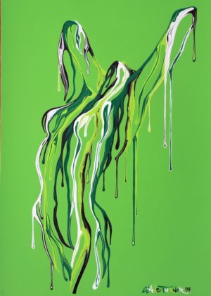z SHANE TURNER SUMMER PSYCHAMELEON 4.0 HAND PAINTED 1/1 LUSH LIME