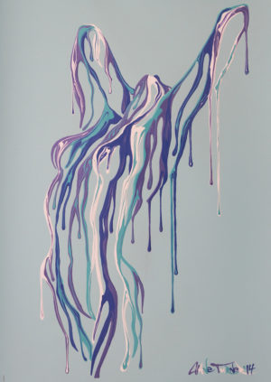 z SHANE TURNER SUMMER PSYCHAMELEON 4.0 HAND PAINTED 1/1 SKY BLUE
