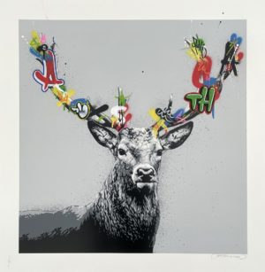 zMARTIN WHATSON THE STAG HAND FINISHED ED OF 55