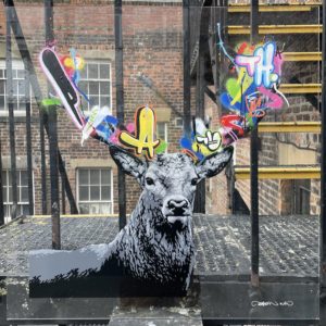 z MARTIN WHATSON THE STAG ACRYLIC HAND FINISHED ED OF 5