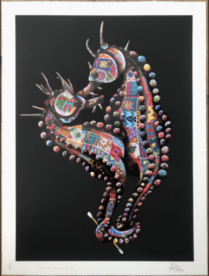 z LOUIS MASAI BUD-DIES FOR LIFE 24ct GOLD LEAF EDITION OF 23