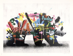 z MARTIN WHATSON PANDA HAND FINISHED EDITON OF 50